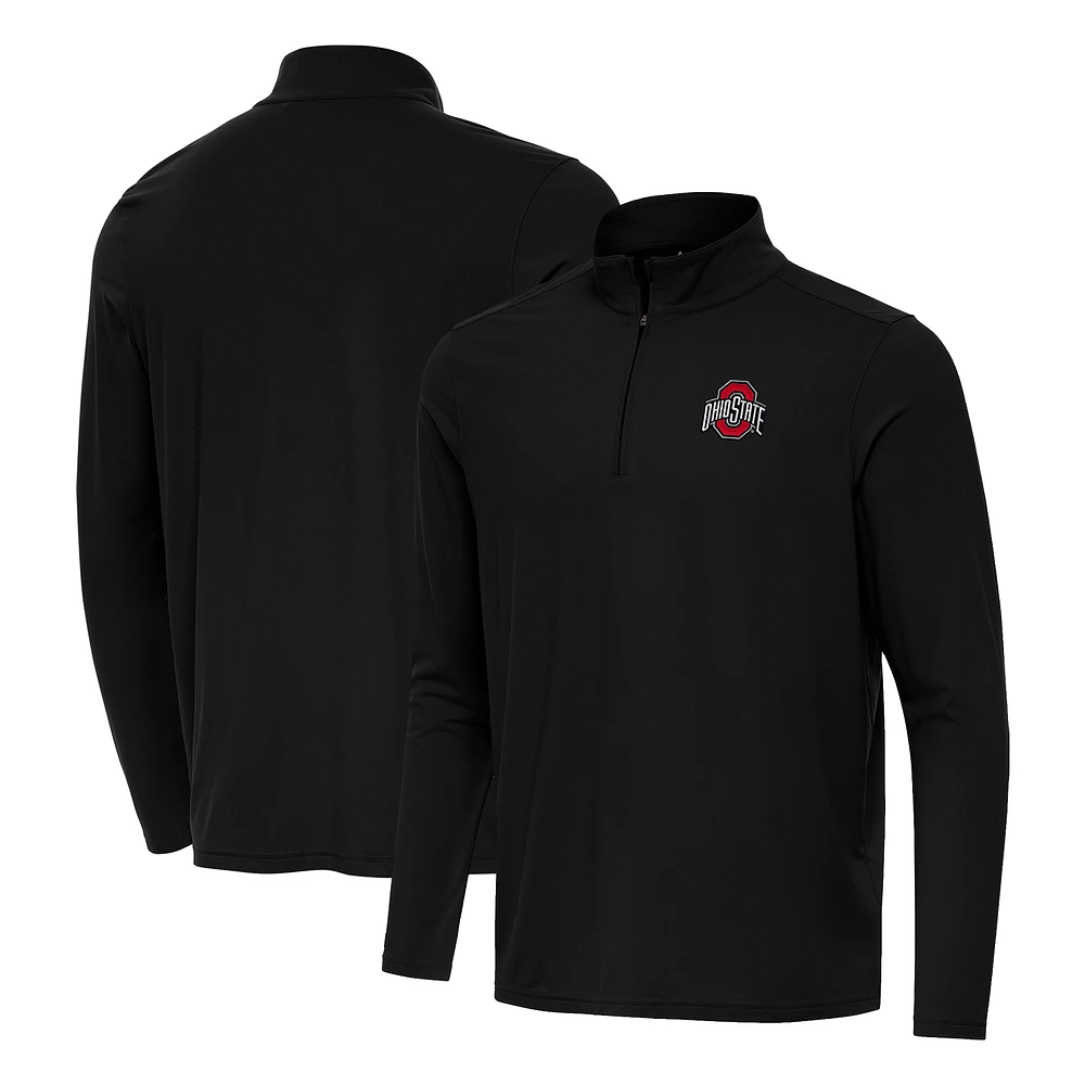 Men's Antigua Ohio State Buckeyes Intent Quarter-Zip Top