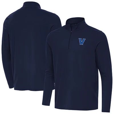 Men's Antigua Navy Villanova Wildcats Intent Quarter-Zip Top