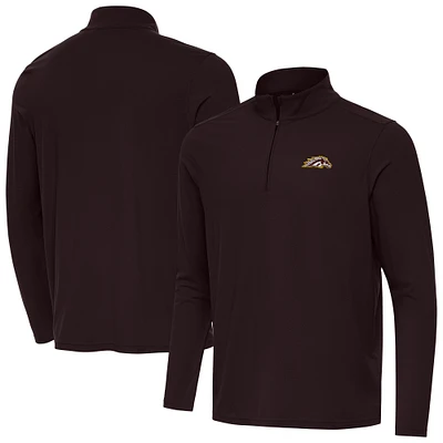 Men's Antigua Western Michigan Broncos Intent Quarter-Zip Top