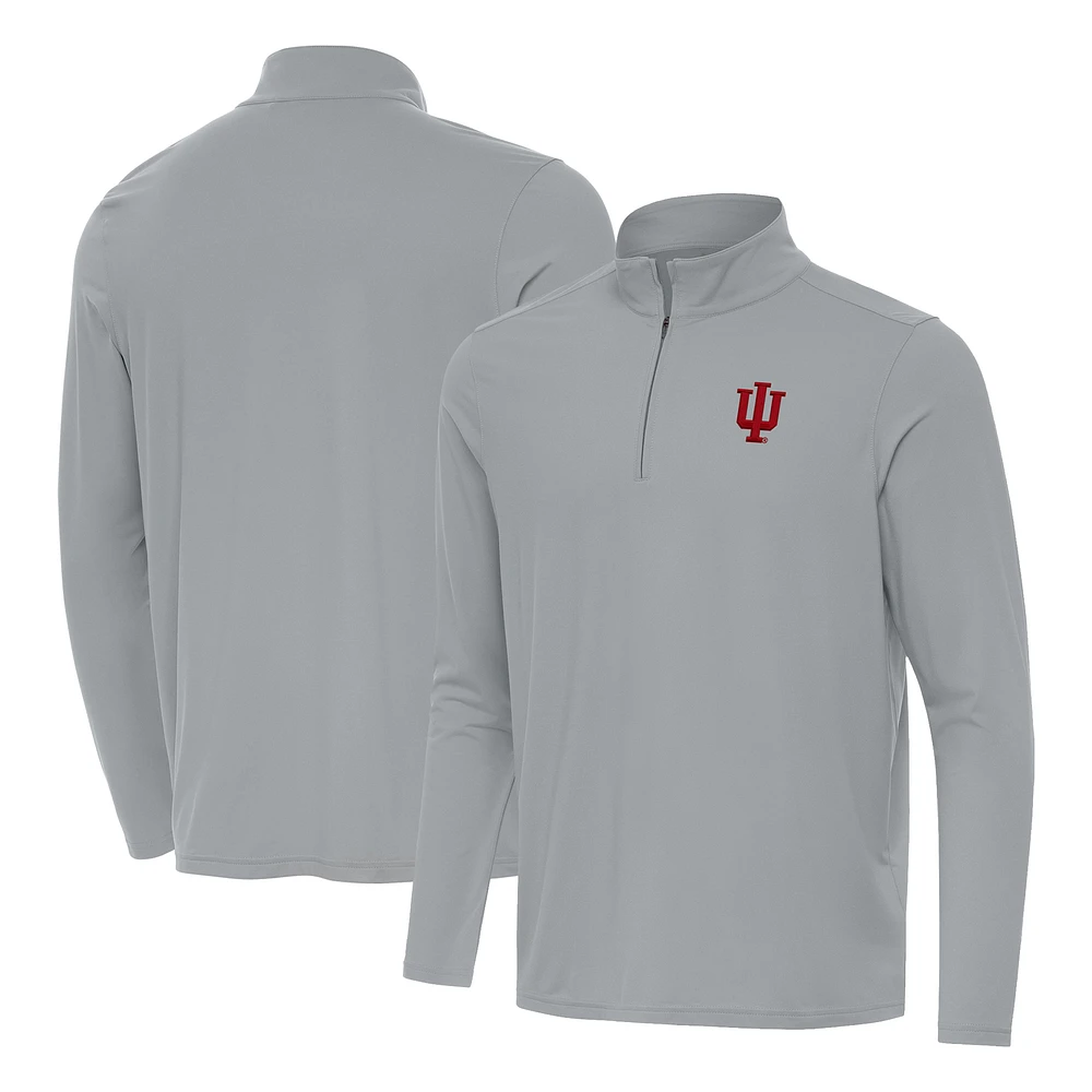 Men's Antigua Indiana Hoosiers Intent Quarter-Zip Top