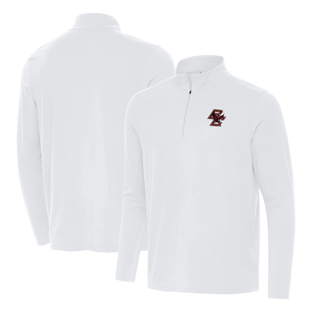 Men's Antigua Boston College Eagles Intent Quarter-Zip Top