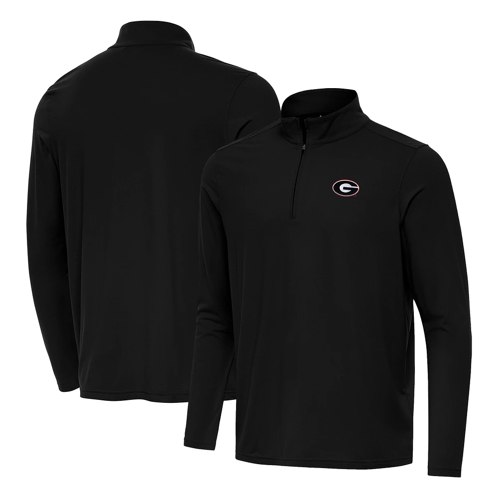 Men's Antigua Georgia Bulldogs Intent Quarter-Zip Top
