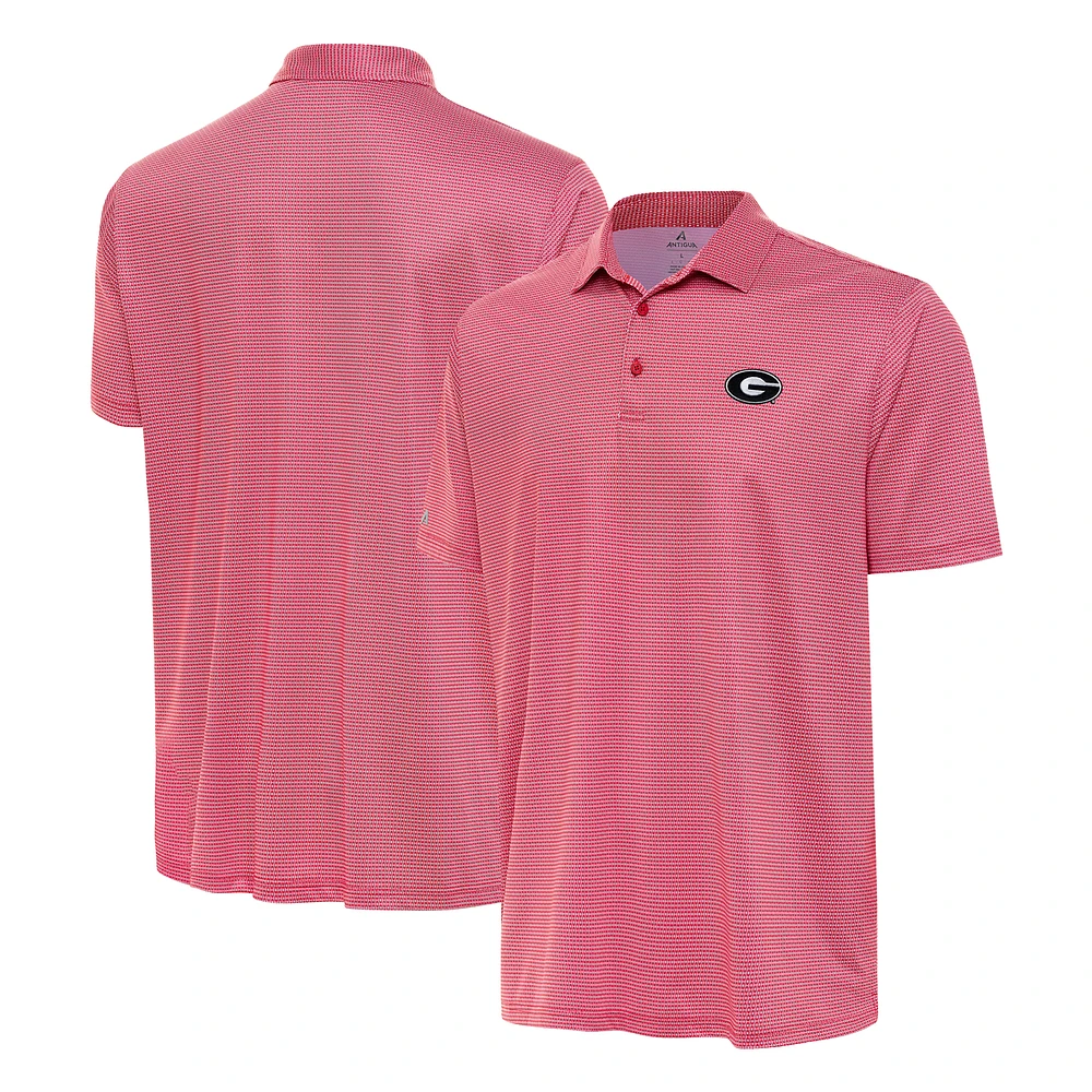 Men's Antigua Red Georgia Bulldogs Rings Polo