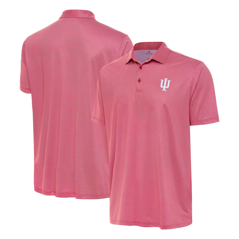 Men's Antigua Crimson Indiana Hoosiers Rings Polo