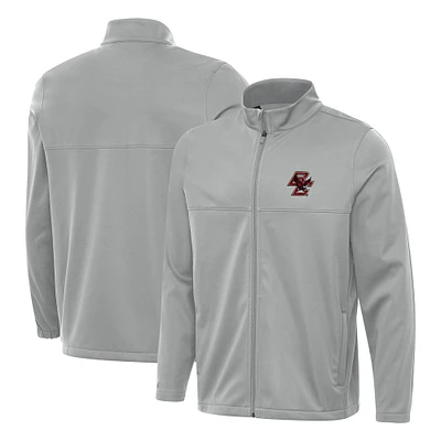 Men's Antigua Boston College Eagles Links 2 Full-Zip Golf Jacket