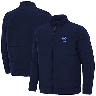 Men's Antigua Navy Villanova Wildcats Swelter Full-Zip Jacket