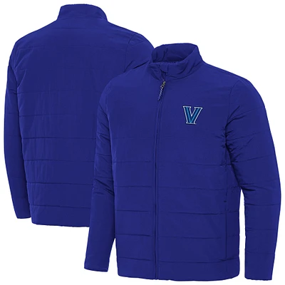 Men's Antigua Royal Villanova Wildcats Swelter Full-Zip Jacket
