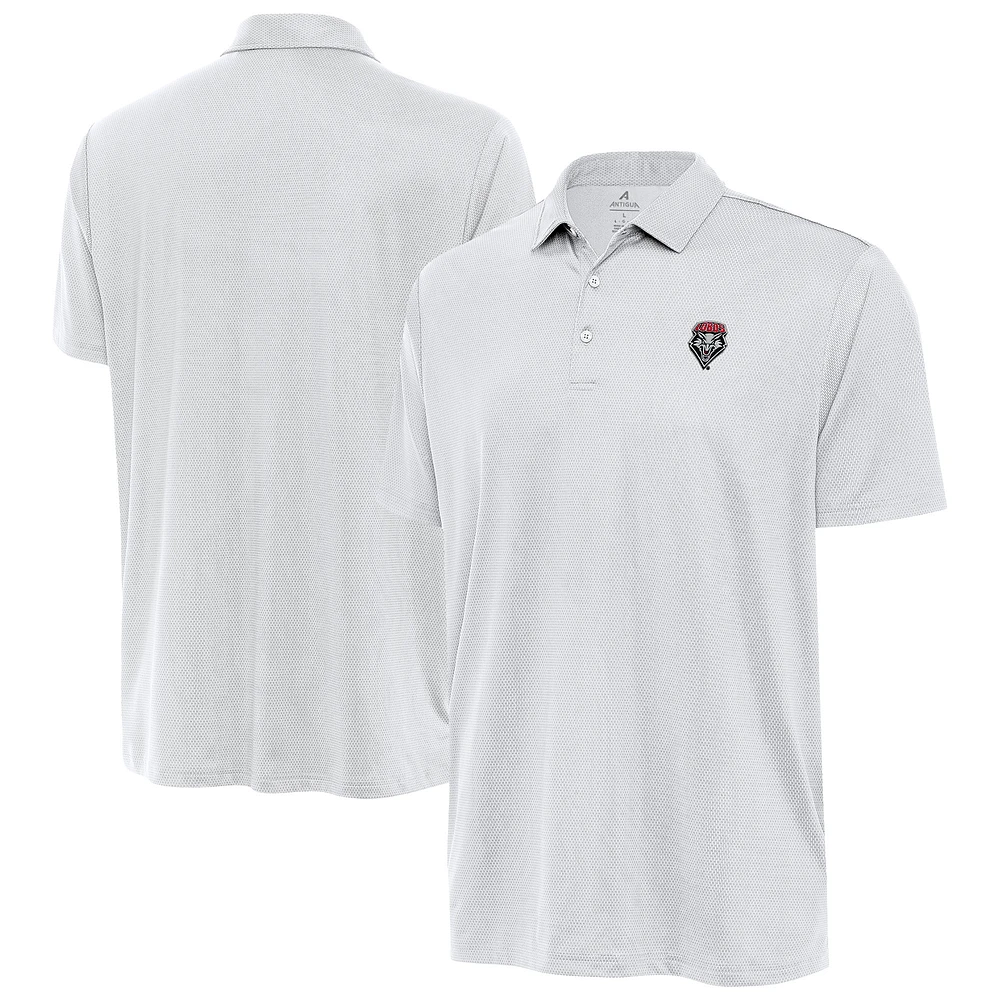 Men's Antigua White New Mexico Lobos Big & Tall Ellipse Polo