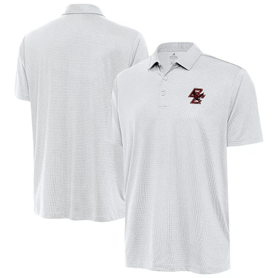 Men's Antigua White Boston College Eagles Big & Tall Ellipse Polo