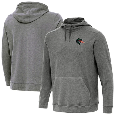 Men's Antigua Heather Charcoal UAB Blazers Cloud Pullover Hoodie