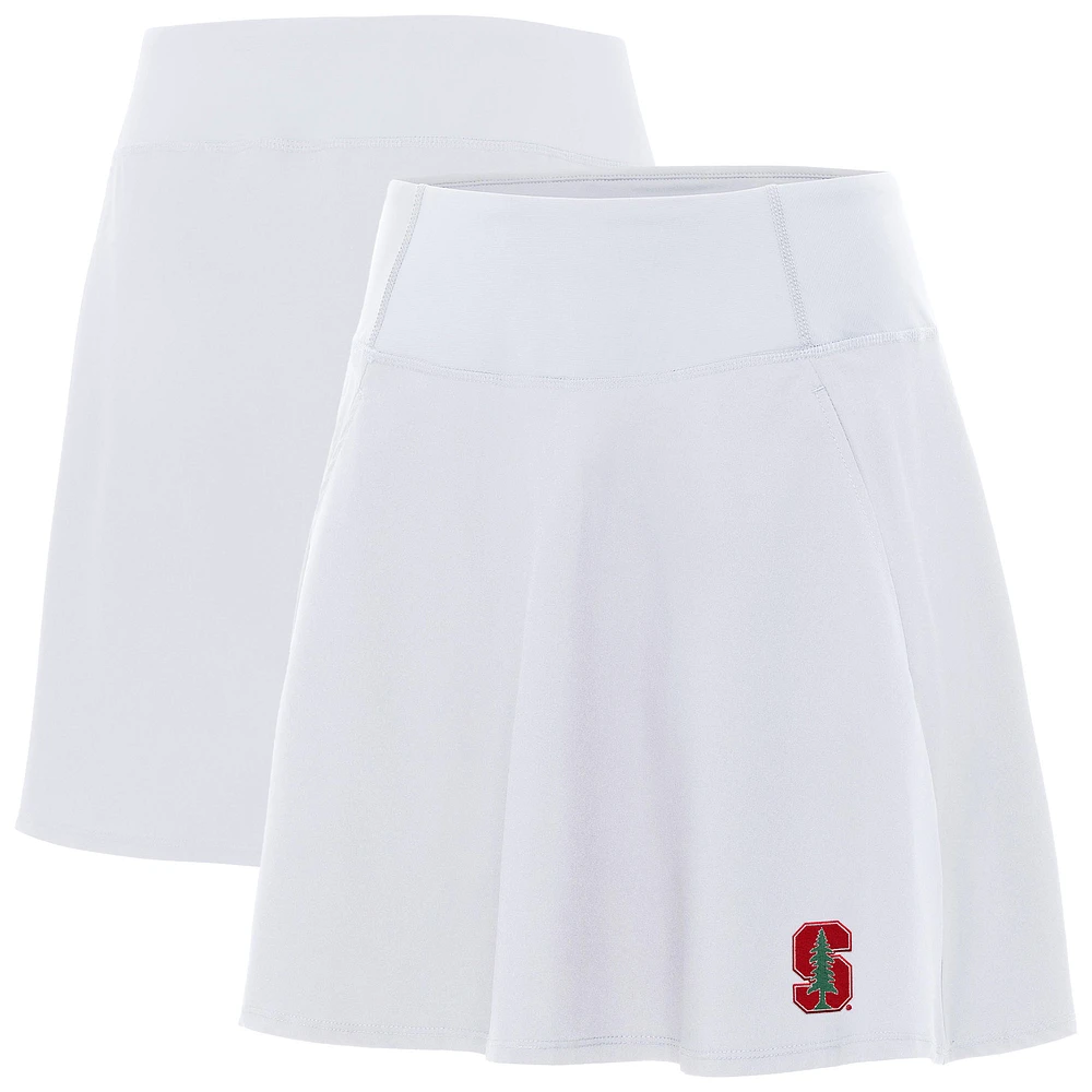 Women's Antigua White Stanford Cardinal Chip Skort