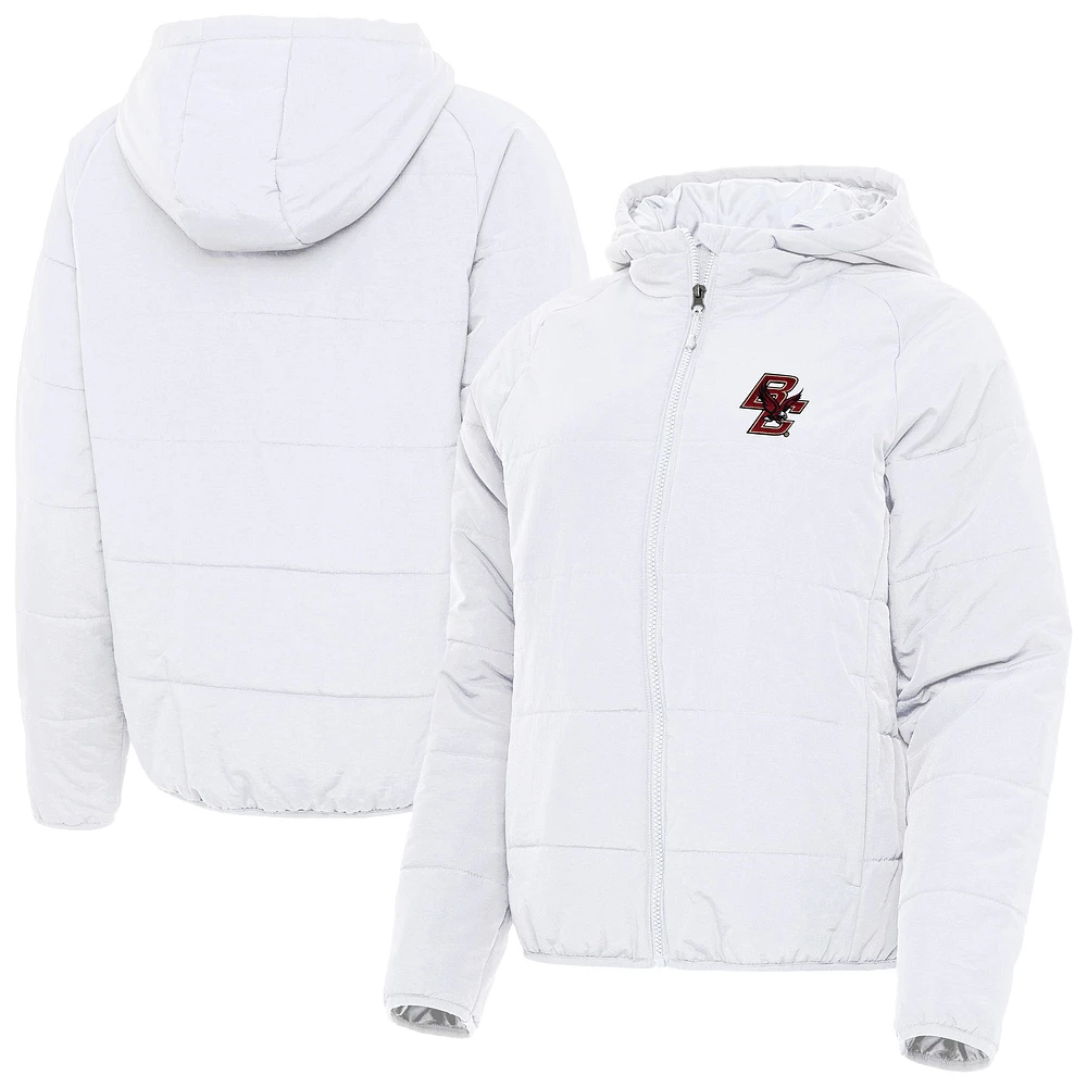 Women's Antigua Boston College Eagles Universe Full-Zip Hoodie Jacket