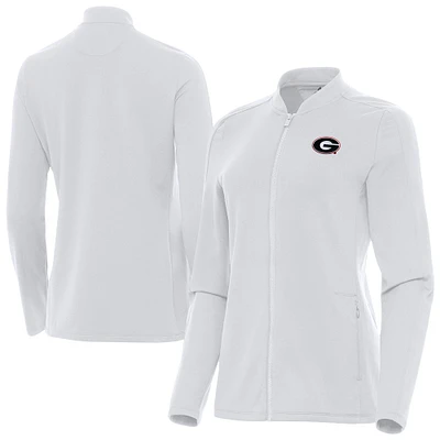 Women's Antigua Georgia Bulldogs Continual Full-Zip Jacket