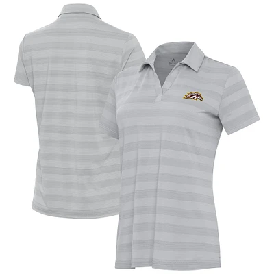Women's Antigua Gray Western Michigan Broncos Tunnel Polo