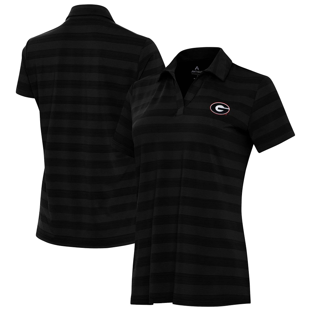 Women's Antigua Georgia Bulldogs Tunnel Polo