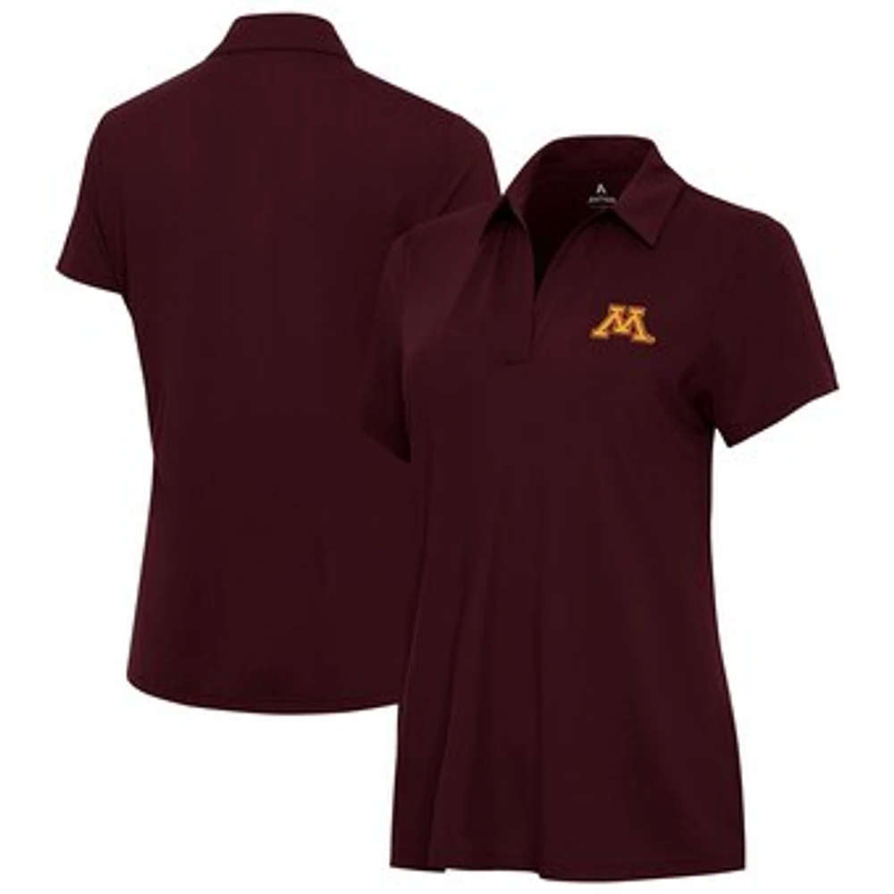 Women's Antigua Maroon Minnesota Golden Gophers Era Polo