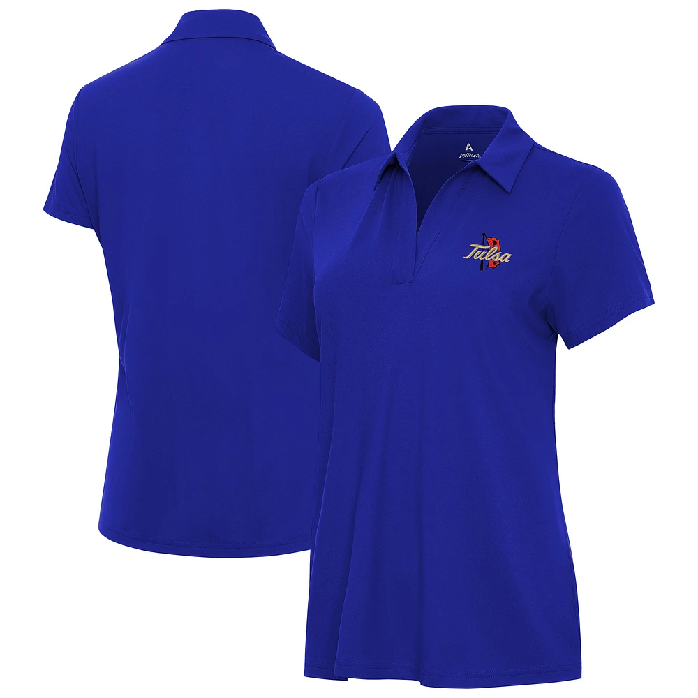 Women's Antigua Royal Tulsa Golden Hurricane Era Polo