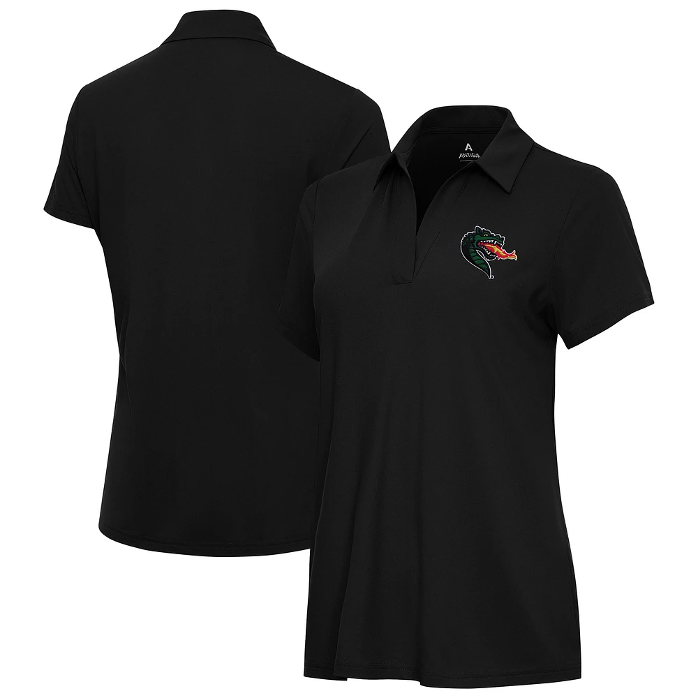 Women's Antigua Black UAB Blazers Era Polo