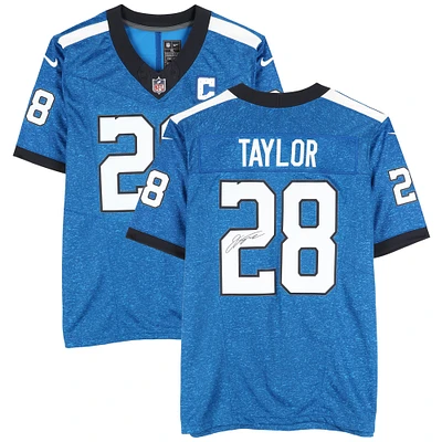Jonathan Taylor Indianapolis Colts Autographed Royal Alternate Knight Limited Jersey