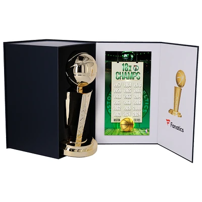 Boston Celtics 18-Time NBA Finals Champions 12" Replica Larry O'Brien Trophy with Sublimated Plate