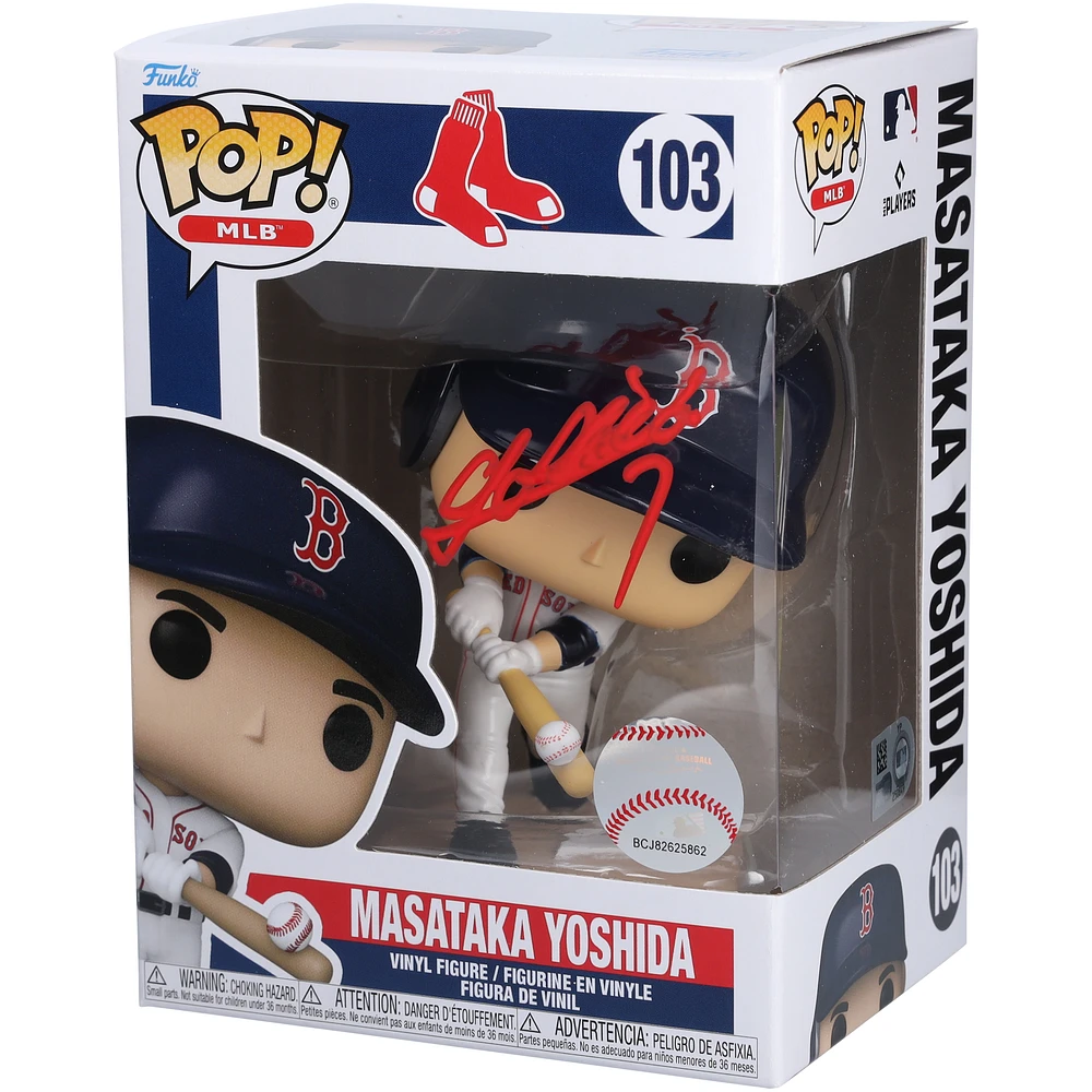 Masataka Yoshida Boston Red Sox Autographed #103 Funko Pop! Figurine