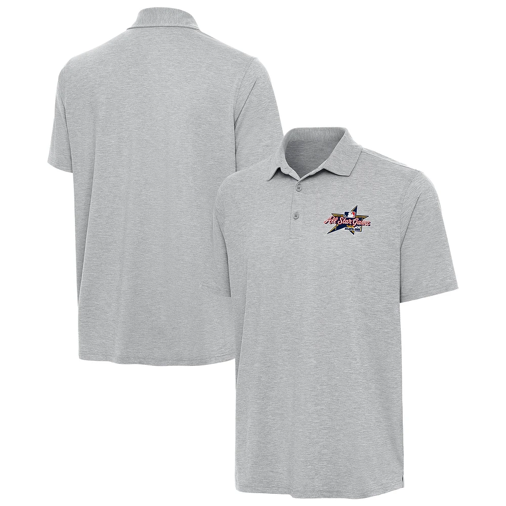 Men's Antigua Heather Gray 2025 MLB All-Star Par 3 Polo