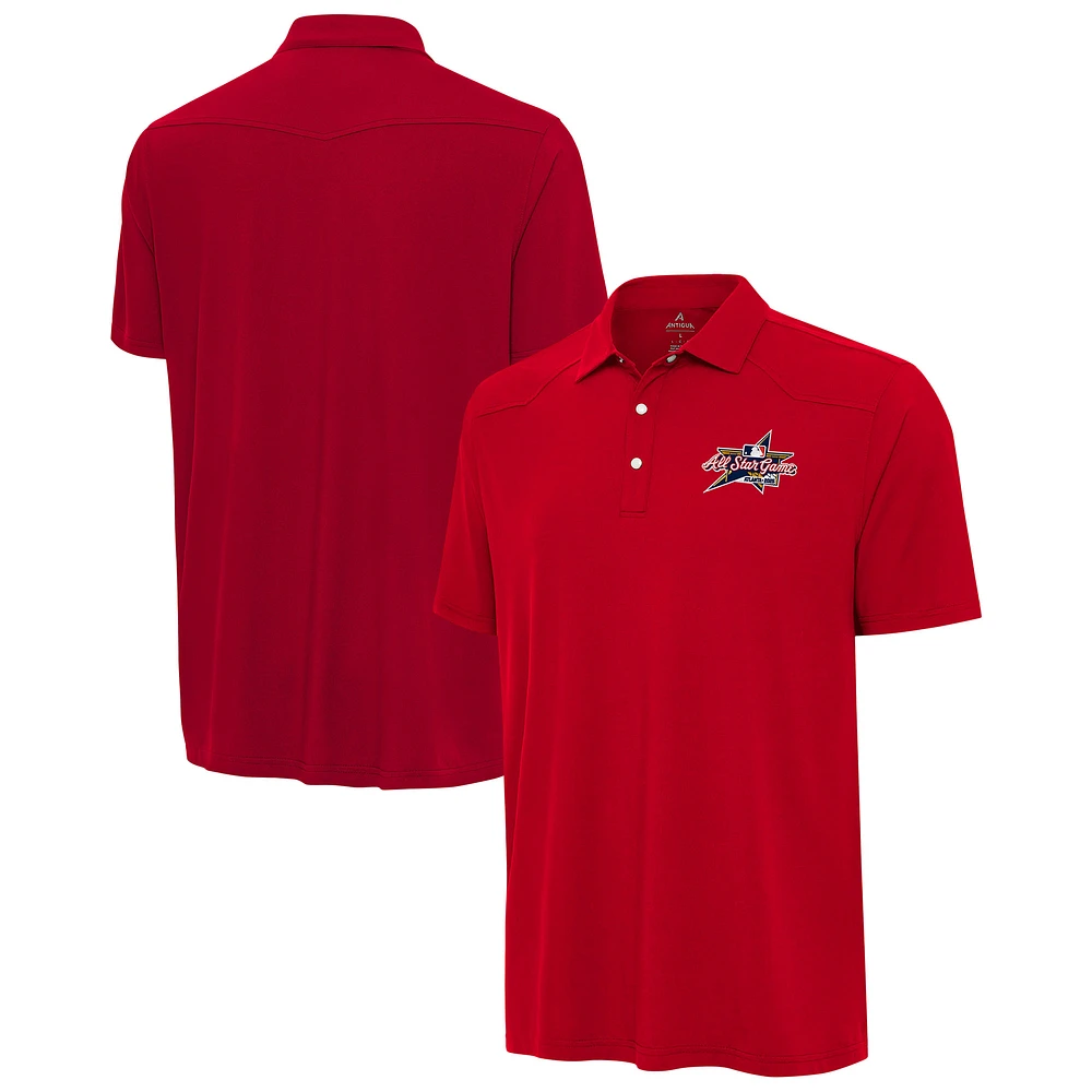 Men's Antigua Red 2025 MLB All-Star Game Western Polo