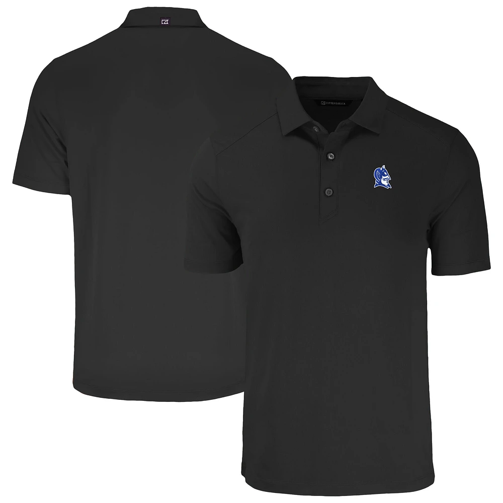 Men's Cutter & Buck Duke Blue Devils Forge Eco Stretch Recycled DryTec Polo