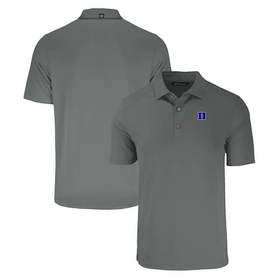 Men's Cutter & Buck Duke Blue Devils Forge Eco Stretch Recycled DryTec Polo
