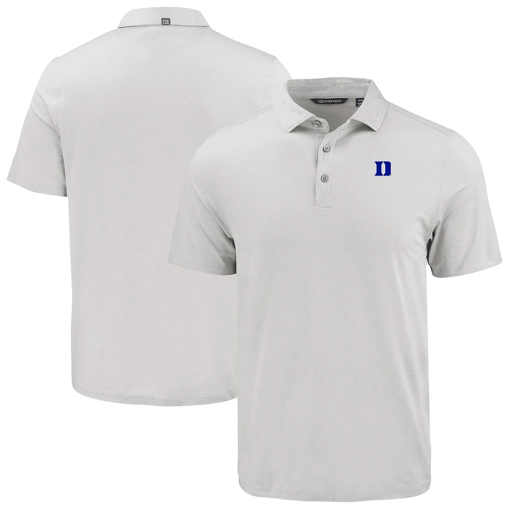 Men's Cutter & Buck Duke Blue Devils Coastline Epic Comfort Eco Recycled Polo