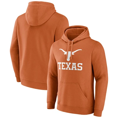 Men's Fanatics Texas Orange Longhorns Team Lockup Pullover Hoodie