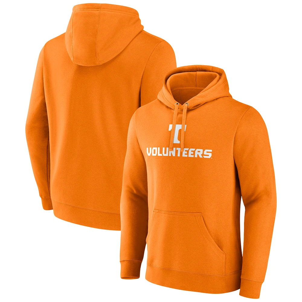 Men's Fanatics Tennessee Orange Volunteers Team Lockup Pullover Hoodie