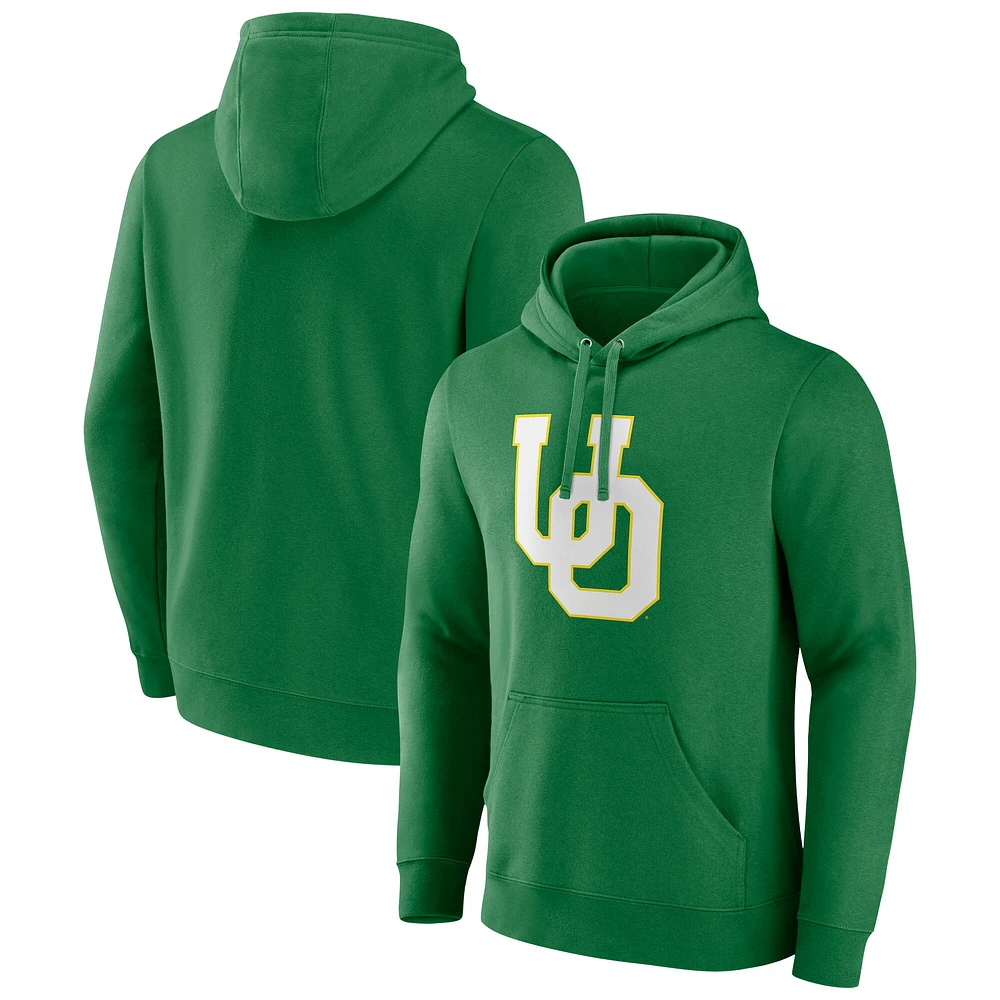 Men's Fanatics Oregon Ducks Applique Fleece Pullover Hoodie