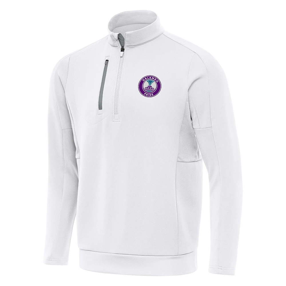 Men's Antigua Orlando Pride Generation Quarter-Zip Jacket