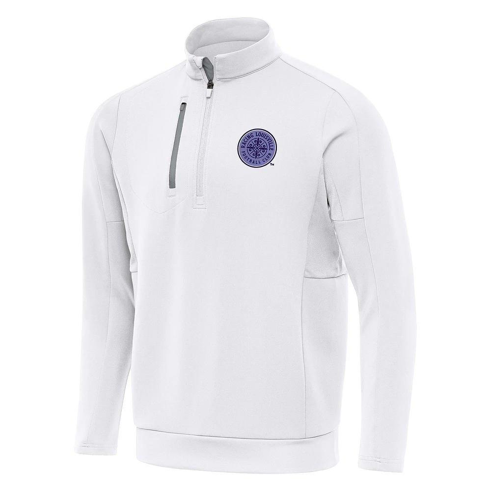 Men's Antigua Racing Louisville FC Generation Quarter-Zip Jacket