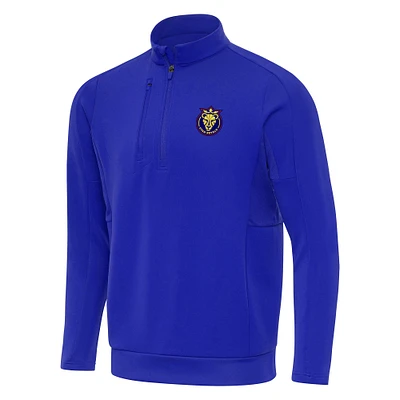 Men's Antigua Royal Utah Royals Generation Quarter-Zip Jacket