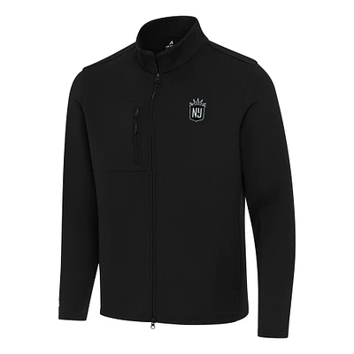 Men's Antigua Black NJ/NY Gotham FC Objection Full-Zip Jacket