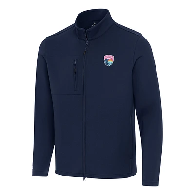 Men's Antigua Navy San Diego Wave FC Objection Full-Zip Jacket