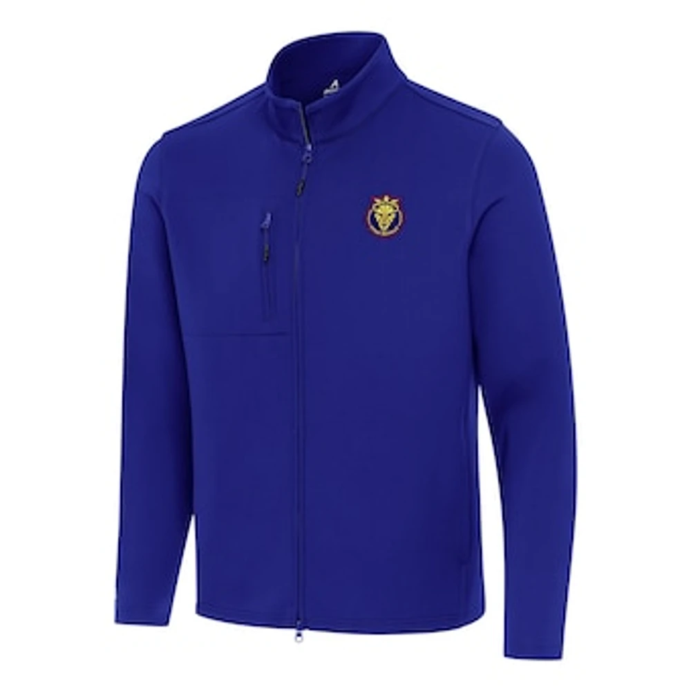Men's Antigua Royal Utah Royals Objection Full-Zip Jacket