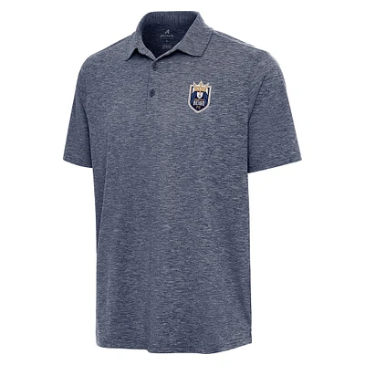 Men's Antigua Heather Navy Seattle Reign FC Par 3 Polo