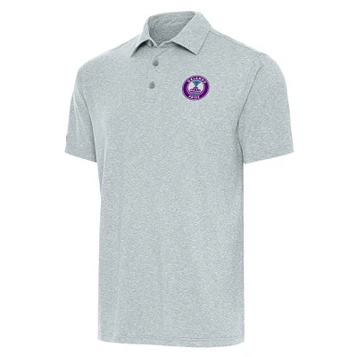 Men's Antigua Heather Gray Orlando Pride Big & Tall Par 3 Polo