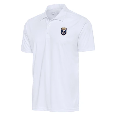 Men's Antigua White Seattle Reign FC Tribute Polo