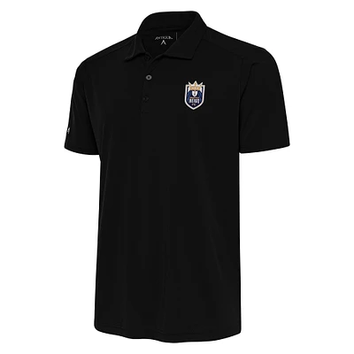 Men's Antigua Black Seattle Reign FC Tribute Polo