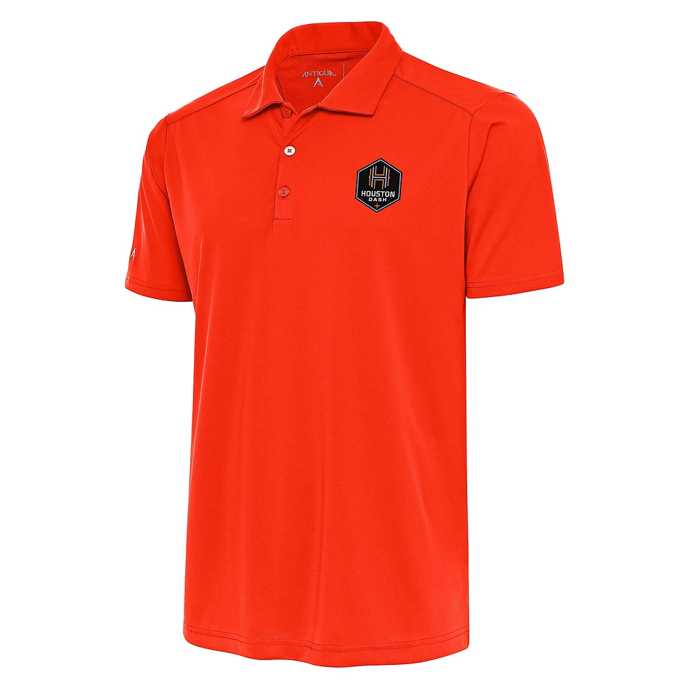 Men's Antigua Orange Houston Dash Tribute Polo