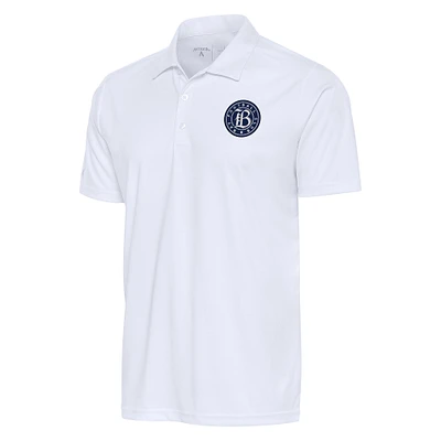 Men's Antigua White Bay FC Big & Tall Tribute Polo