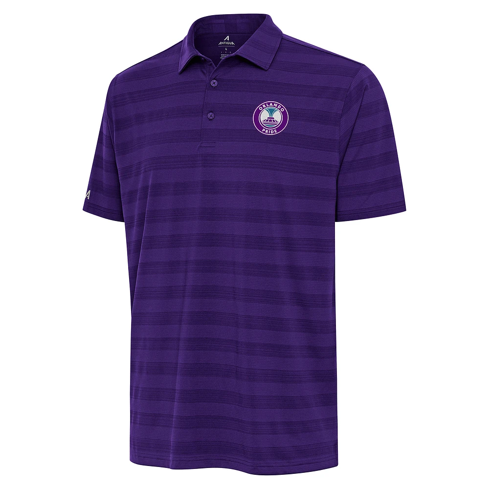 Men's Antigua Purple Orlando Pride Tunnel Polo