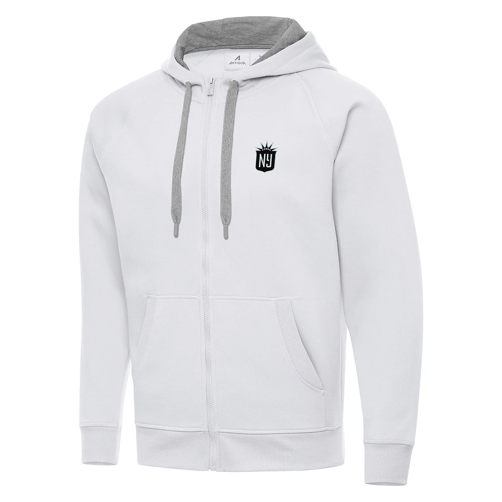 Men's Antigua NJ/NY Gotham FC Victory Full-Zip Hoodie