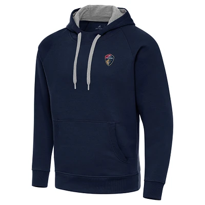 Men's Antigua Navy North Carolina Courage Victory Pullover Hoodie