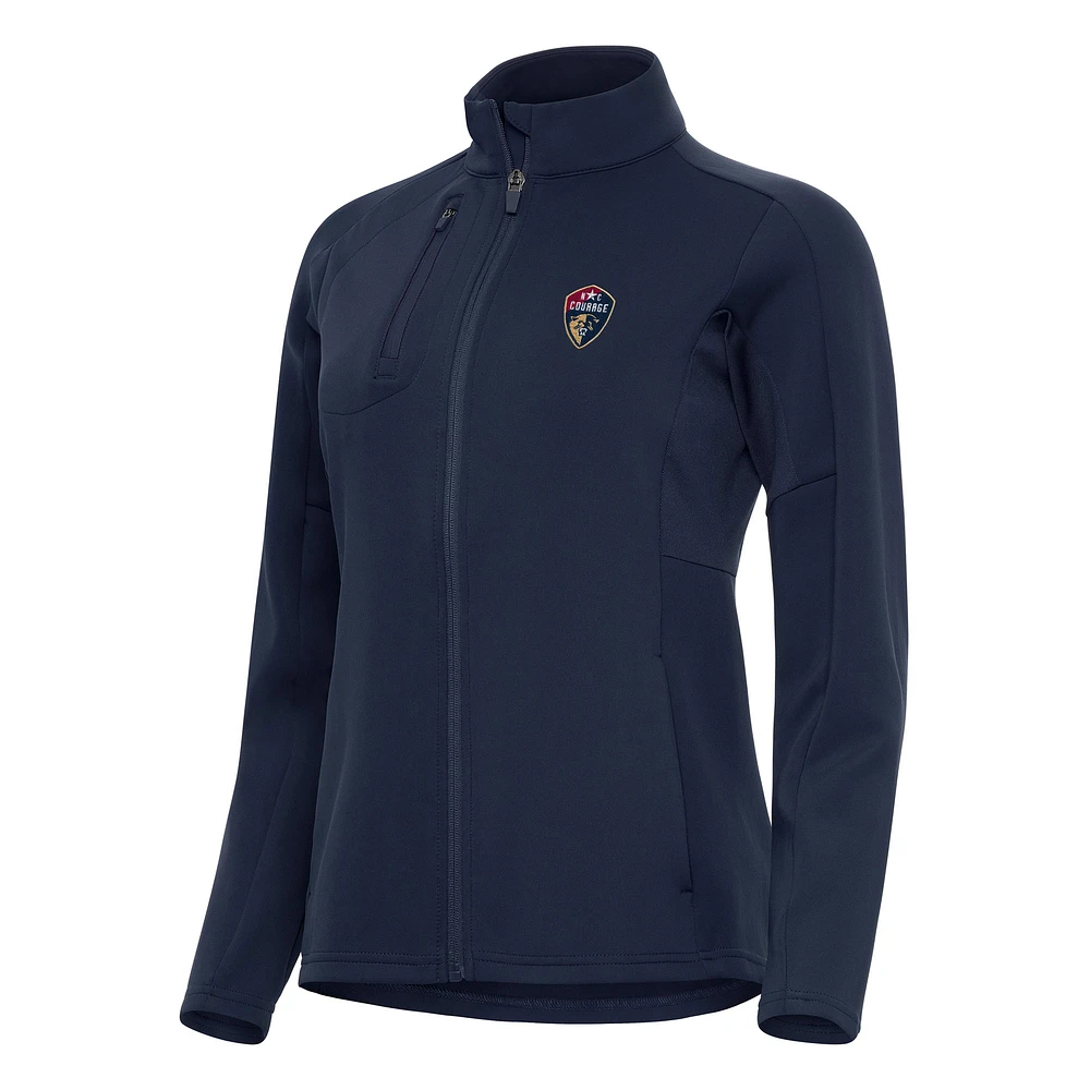 Women's Antigua Navy North Carolina Courage Generation Full-Zip Jacket