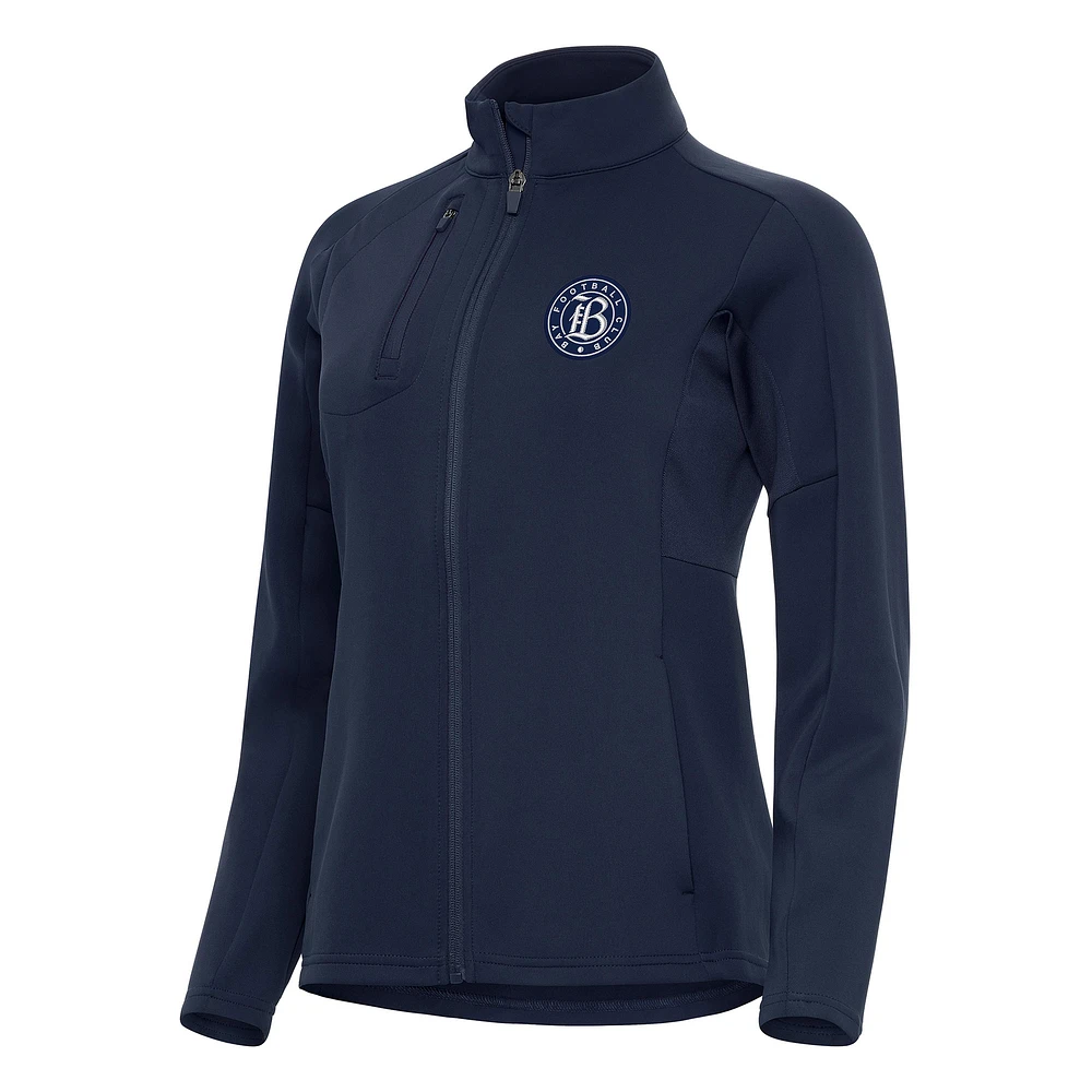 Women's Antigua Navy Bay FC Generation Full-Zip Jacket